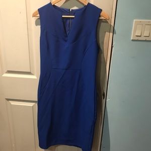 Royal Blue Knee length Dress